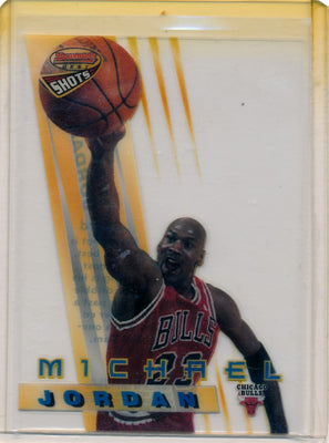 Topps 1997 Bowmans Best Shots Retractor #BS6 Michael Jordan