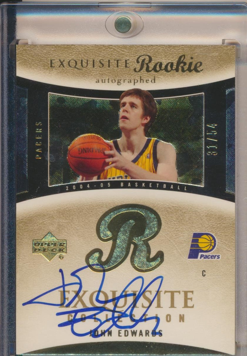 Upper Deck 2004-2005 Exquisite Collection Gold RPA #80 John Edwards 31/54