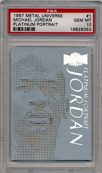 Skybox 1997-1998 Metal Universe Platinum Portrait #1 Michael 
