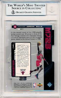 Upper Deck 1998-1999 MJ23 Silver #QMM11 Michael Jordan 8/23 / BGS Grade 9