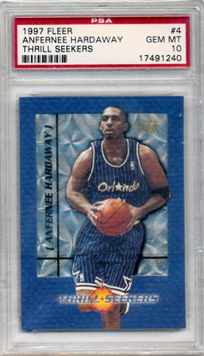 Fleer 1997-98 Basketball Thrill Seekers #4/10TS Anfernee Hardaway none / PSA Grade 10