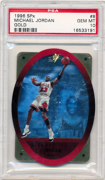 Upper Deck 1995-1996 SPX Gold #8 Michael Jordan / PSA Grade 10