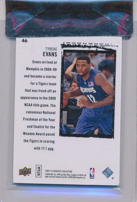 Upper Deck 2009-2010 Exquisite Collection Rookie Parallel #46 Tyreke Evans 3/12