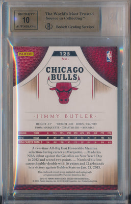 Panini 2012-2013 Immaculate Collection Rookie Card #125 Jimmy Butler 70/99 / BGS Grade 9.5 / Auto Grade 10