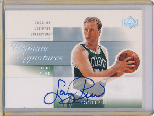 Upper Deck 2003-04 Ultimate Collection  Ultimate Signatures #LB-A Larry Bird