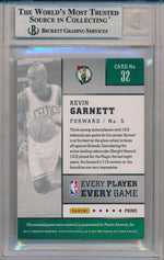 Panini 2012-2013 Absolute Every Player Every Game #32 Kevin Garnett 1/1 / BGS Grade 9