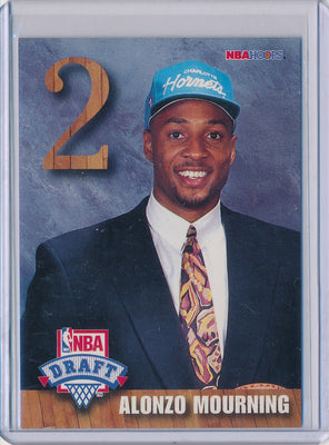 SkyBox 1992-1993 Hoops NBA Draft #B Alonzo Mourning