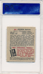 Topps Bowman 1948   #69 George Mikan  / PSA Grade 6 / BGS Grade None