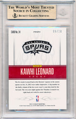 Select 2012-2013 Hot Rookies Prizms Gold #34 Kawhi Leonard 9/10 / BGS Grade 9.5