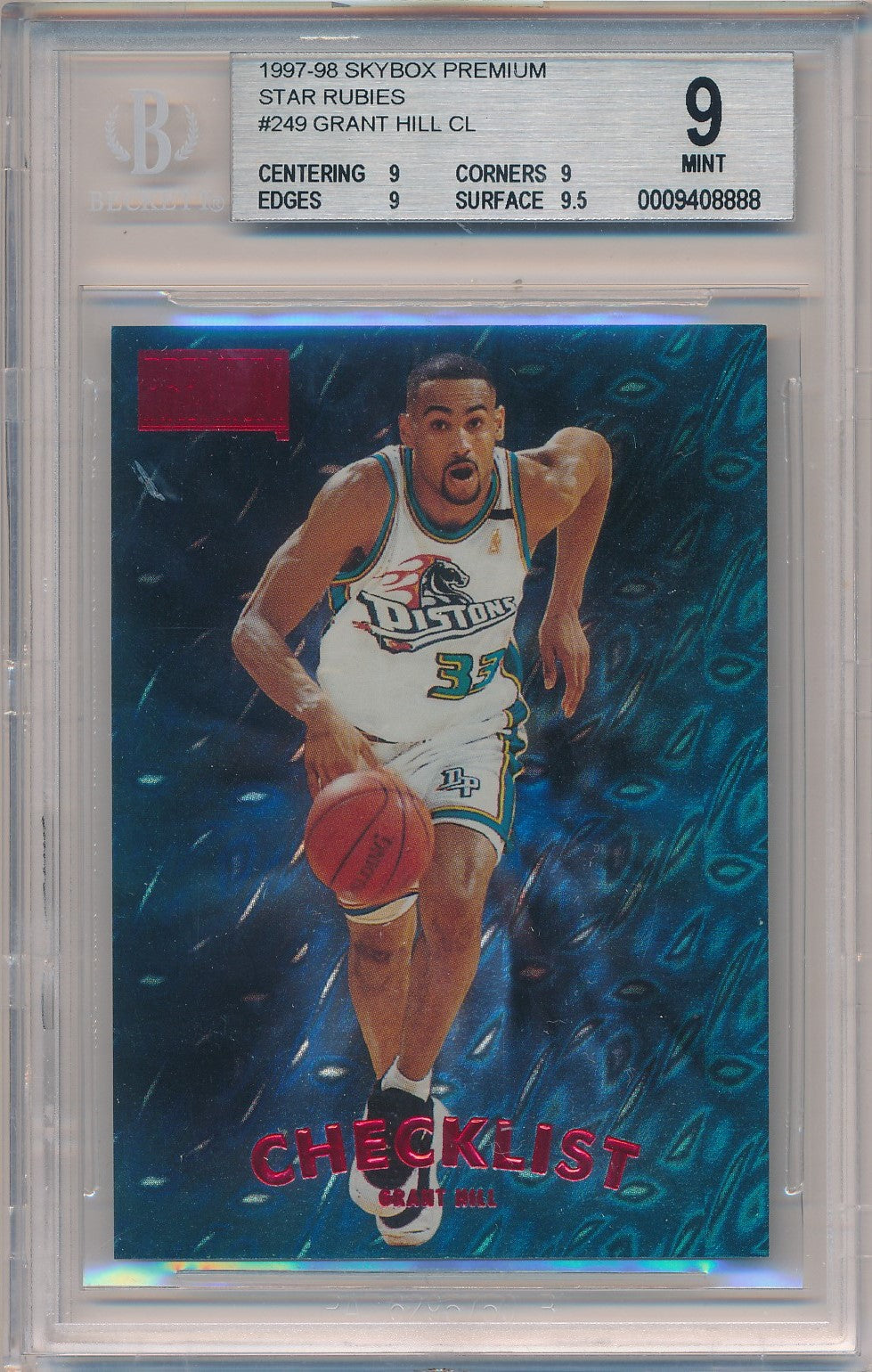 その他 97-98 BB Atomic Refractor Grant Hill 1996-97 Grant Hill Skybox Z Force Total Z Embossed #1 of 1