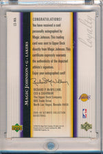 Upper Deck 2005-2006 Ultimate Collection Loyalty Signature #LS-MA Magic Johnson 12/13