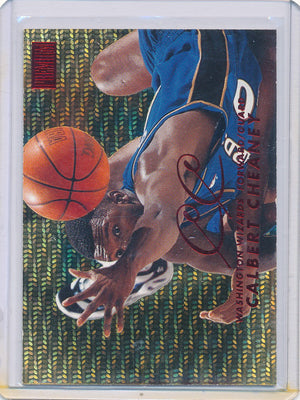 SkyBox 1998-99 Premium Star Rubies #64 Calbert Cheaney 10/50