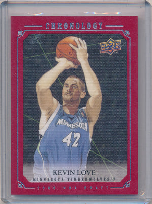 Upper Deck 2008-09 Chronology Red #255 Kevin Love 28/99