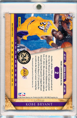 Panini 2011 Gold Standard  #2 Kobe Bryant 3/75