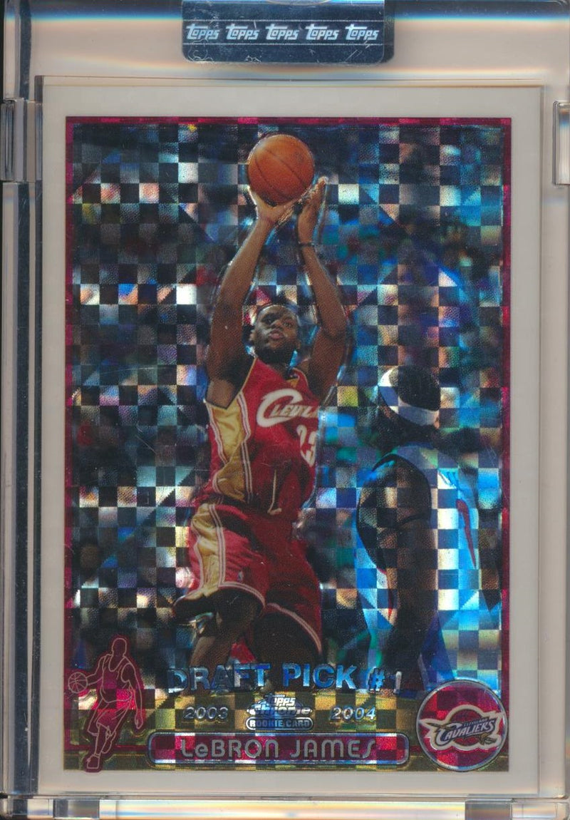 Topps  2003-2004 Chrome  X-Fractor #111 LeBron James 190/220