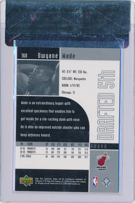 Upper Deck 2003-2004 Inspirations Basketball #160 Dwyane Wade 15/499 / BGS Grade 9