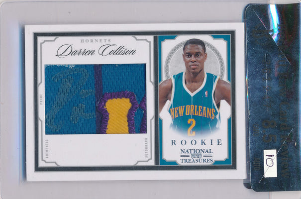 Panini 2009-2010 National Treasures Century Silver #220 Darren Collison 25/99 / Auto Grade 10