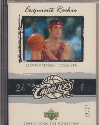 Upper Deck 2003-2004 Exquisite Collection Gold Rookie #47 Jason Kapono 12/25