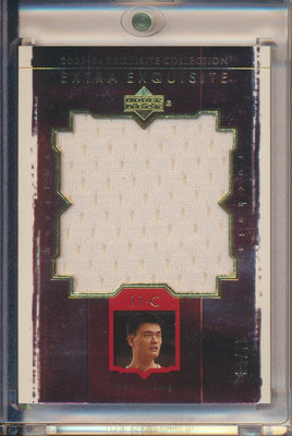 Upper Deck 2003-2004 Exquisite Collection Extra Exquisite Jumbo Patch #EE-YM Yao Ming 30/75