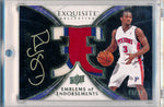 Upper Deck 2008-2009 Exquisite Collection Emblems Of Endorsement #EERS Rodney Stuckey 9/10