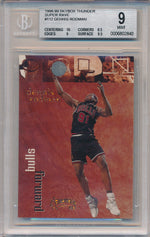 SkyBox 1998-1999 Thunder Super Rave #112 Dennis Rodman 15/25 / BGS Grade 9