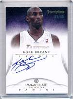 Panini 2012-2013 Immaculate Collection Anscriptions #INKB Kobe Bryant 63/99