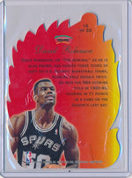 Fleer 1996-1997 Flair Showcase  Hot Shots #15/20 David Robinson