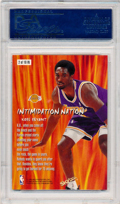 Skybox 1998 Premium Intimidation Nation #2 Kobe Bryant  / PSA Grade 10