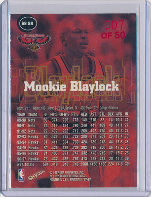 SkyBox 1997-1998 Premium Star Rubies #69SR Mookie Blaylock 7/50