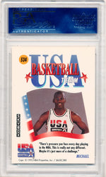 Skybox 1991-1992 USA Basketball  #534 Michael Jordan  / PSA Grade 10