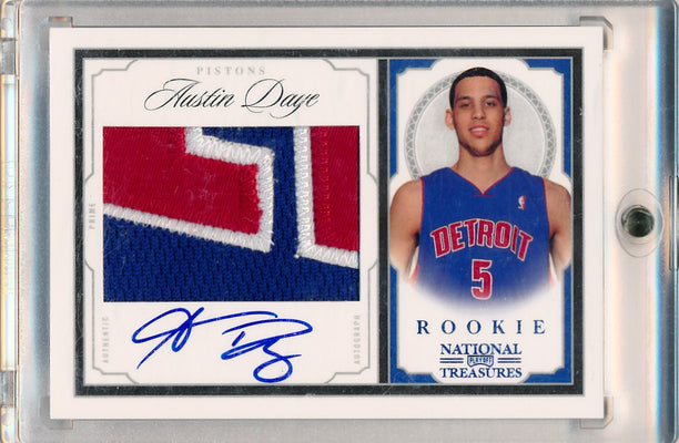 Panini 2009-2010 National Treasures Century Platinum #214 Austin Daye 5/5