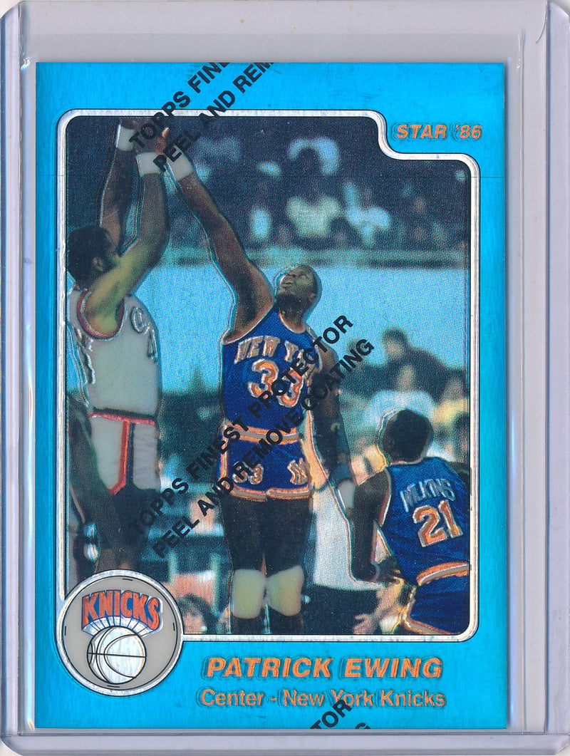 Topps 1996-1997 Finest Reprint Refractor #166 Patrick Ewing