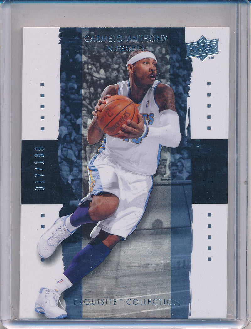 Upper Deck 2009-2010 Exquisite Collection Basketball #13 Carmelo Anthony 17/199