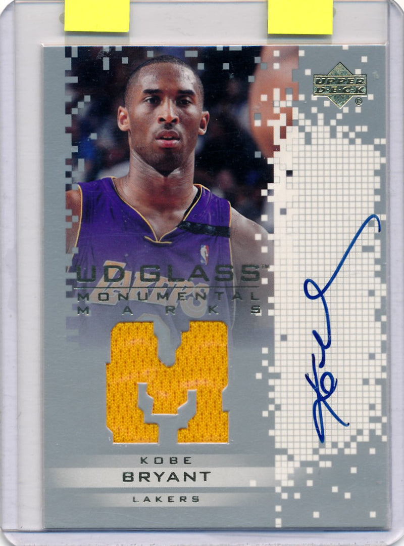 Upper Deck 2003-04 UD Glass Monumental Marks #KB-J Kobe Bryant