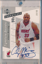 Upper Deck 2006-2007 Chronology Signature Decades #D-AM Alonzo Mourning 18/90