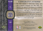 Upper Deck 2006-07 Ultimate Collection  Ultimate Jersey Autographs #AU-MB Mike Bibby 04/75