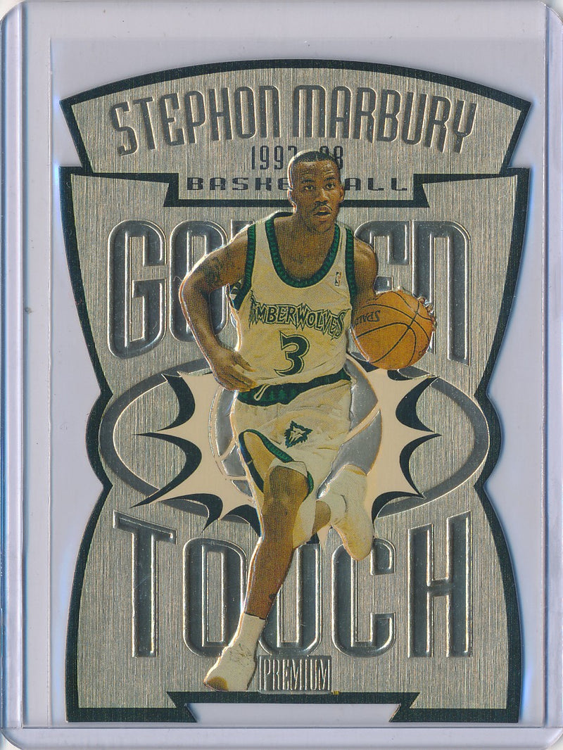 SkyBox 1997-1998 Premium Golden Touch #5/15GT Stephon Marbury