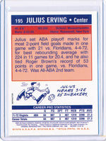 Topps 1996-1997 Finest Reprint Refractor #195 Julius Erving