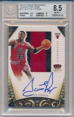 Panini 2012-2013 Prefered Silhouettes Prime #271 Scottie Pippen 4/5 / BGS Grade 8.5 / Auto Grade 10