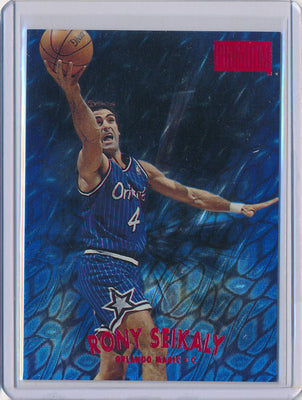 SkyBox 1997-1998 Premium Star Rubies #56SR Rony Seikaly 25/50