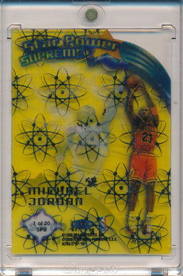 Fleer 1997-1998 Ultra  Star Power Supreme #1/20SPS Michael Jordan