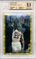 Topps 1996-1997 Finest Refractors #291 Michael Jordan  / BGS Grade 9.5