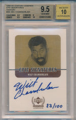 Upper Deck 1998-1999 UD Century Legends Epic Signatures #WC Wilt Chamberlain 83/100 / BGS Grade 9.5 / Auto Grade 10