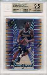 Topps 1996-1997 Stadium Club Members Only 55 #52 Kobe Bryant  / BGS Grade 9.5