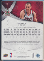 Upper Deck 2007-2008 Exquisite Collection Base #43 Andrew Bogut 64/225