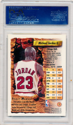 Topps 1993 Finest  #1 Michael Jordan  / PSA Grade 10