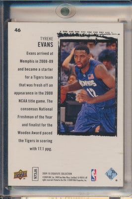 Upper Deck 2009-2010 Exquisite Collection Exquisite Rookie #46 Tyreke Evans 138/225