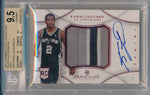 Panini 2012-2013 Immaculate Collection Patch Autographs #PP-LE Kawhi Leonard 17/25 / BGS Grade 9.5 / Auto Grade 10