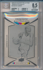 Upper Deck  2008-2009 Exquisite Collection Press Plates Black #PP29 Kevin Durant 1/1 / BGS Grade 8.5