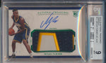 Panini 2015-2016 National Treasures Emerald RPA #111 Myles Turner 4/5 / BGS Grade 9 / Auto Grade 10